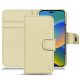 硬质真皮保护套 Apple iPhone 14 - Beige ( Nappa - Pantone #ceb888 ) 