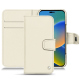Custodia in pelle Apple iPhone 14 - Blanc - Nappa - White