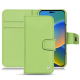 Capa em pele Apple iPhone 14 - Vert olive ( Nappa - Pantone #a7c58e ) 