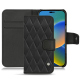 Custodia in pelle Apple iPhone 14 - Noir - Couture ( Nappa - Black ) 