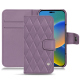 Custodia in pelle Apple iPhone 14 - Lilas - Couture ( Nappa - Pantone #b9a3e3 ) 