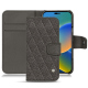 Custodia in pelle Apple iPhone 14 - Anthracite - Couture ( Pantone #41403c )