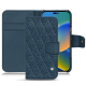 Capa em pele Apple iPhone 14 - Indigo - Couture ( Pantone #1f4565 ) 