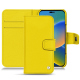 Capa em pele Apple iPhone 14 - Jaune fluo ( Pantone 809C )