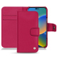 硬质真皮保护套 Apple iPhone 14 - Rose fluo ( Pantone 806C )