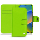 Funda de piel Apple iPhone 14 - Vert fluo ( Pantone 808C )