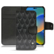 Apple iPhone 14 leather case - Onyx - Couture