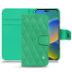 Custodia in pelle Apple iPhone 14 - Menthe vintage - Couture