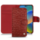 Housse cuir Apple iPhone 14 - Autruche ciliegia