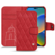 Housse cuir Apple iPhone 14 - Rouge troupelenc - Couture