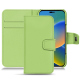 Capa em pele Apple iPhone 14 - Vert olive PU