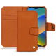 Custodia in pelle Apple iPhone 14 - Orange vibrant