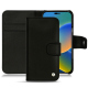 Apple iPhone 14 leather case - Noir Veggie