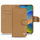 Housse cuir Apple iPhone 14 - Beige Veggie