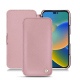 Housse cuir Apple iPhone 14 - Rose ( Nappa - Pantone #efbae1 ) 