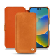 Funda de piel Apple iPhone 14 - Mandarine vintage ( Pantone #d47231 ) 