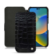 Capa em pele Apple iPhone 14 - Crocodile nero