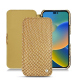 Housse cuir Apple iPhone 14 - Serpent sabbia