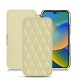 Funda de piel Apple iPhone 14 - Beige - Couture ( Nappa - Pantone #ceb888 ) 