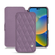 Custodia in pelle Apple iPhone 14 - Lilas - Couture ( Nappa - Pantone #b9a3e3 ) 