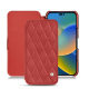 Apple iPhone 14 leather case - Cerise vintage - Couture