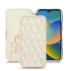 Funda de piel Apple iPhone 14 - Blanc escumo - Couture