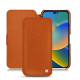 Capa em pele Apple iPhone 14 - Orange vibrant