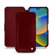 Apple iPhone 14 leather case - Rouge Veggie