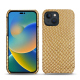硬质真皮保护套 Apple iPhone 14 - Serpent sabbia