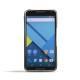 Motorola Nexus 6 leather case - Noir ( Nappa - Black ) 