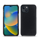 硬质真皮保护套 Apple iPhone 14 - Noir élégant