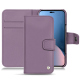 硬质真皮保护套 Apple iPhone 14 Plus - Lilas ( Nappa - Pantone #b9a3e3 ) 