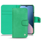 Custodia in pelle Apple iPhone 14 Plus - Menthe vintage ( Pantone #37b375 ) 