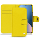 Capa em pele Apple iPhone 14 Plus - Jaune fluo ( Pantone #c9ff57 ) 