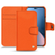 Funda de piel Apple iPhone 14 Plus - Orange fluo ( Pantone #ff5406 ) 