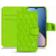 Custodia in pelle Apple iPhone 14 Plus - Vert fluo - Couture ( Pantone #00ab5f ) 