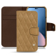 Apple iPhone 14 Plus leather case - Sable vintage - Couture ( Pantone #9b7340 ) 