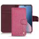 硬质真皮保护套 Apple iPhone 14 Plus - Serpent ciclamino ( Pantone #9E4C6E ) 