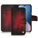 Apple iPhone 14 Plus leather case - Rouge Patine