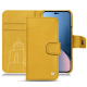 Funda de piel Apple iPhone 14 Plus - Jaune soulèu ( Pantone #F3B934 )