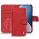 Custodia in pelle Apple iPhone 14 Plus - Rouge troupelenc ( Pantone #AB191A )