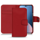 Funda de piel Apple iPhone 14 Plus - Rouge PU ( Pantone #d50032 )