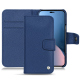 Apple iPhone 14 Plus leather case - Bleu frisson ( Pantone #29588c ) 