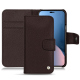 Custodia in pelle Apple iPhone 14 Plus - Marron envoûtant ( Pantone #4e3629 ) 