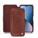 Apple iPhone 14 Plus leather case - Passion vintage ( Pantone #591d16 ) 