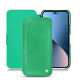 가죽 커버 Apple iPhone 14 Plus - Menthe vintage ( Pantone #37b375 ) 