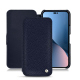 Apple iPhone 14 Plus leather case - Cobalt ( Pantone #2b253f ) 