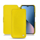 Lederschutzhülle Apple iPhone 14 Plus - Jaune fluo ( Pantone #c9ff57 ) 