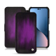 Apple iPhone 14 Plus leather case - Violet Patine