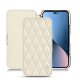 Housse cuir Apple iPhone 14 Plus - Blanc - Couture ( Nappa - White ) 